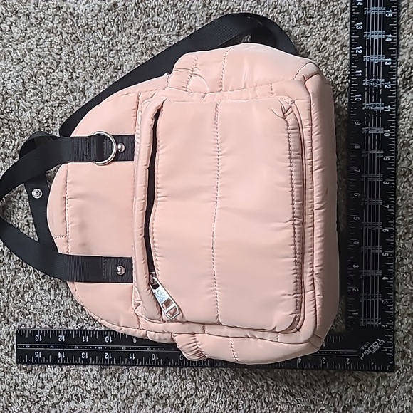 Steve Madden Pink Quilted Women's Mini Backpack - Picture 7 of 7